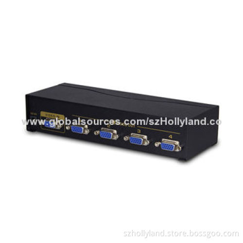 Hollyland 1 X 4 VGA Splitter, Plug-and-play Function, No Extra Software RequiredNew